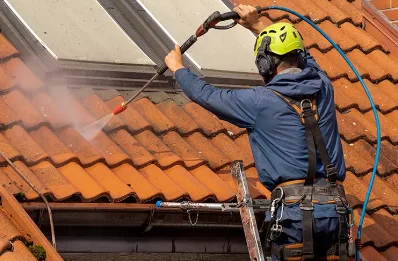 Démoussage et hydrofuge de toiture à Château
